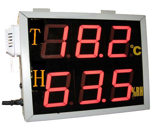 LED temperature&amp;humidity display