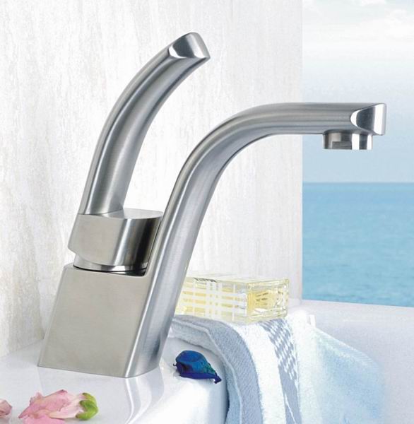 stainless steel basin mixer