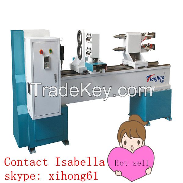 Alibaba Hot sale 2015 wood cnc turning lathe single axis