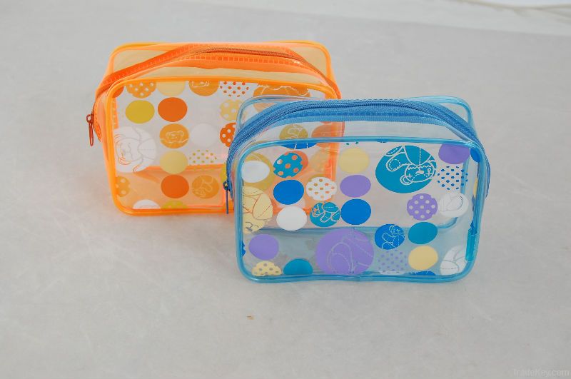 Transparent plastic pvc gift packaging bag pouch