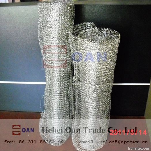 knitted wire mesh/ knitted wire mesh gasket