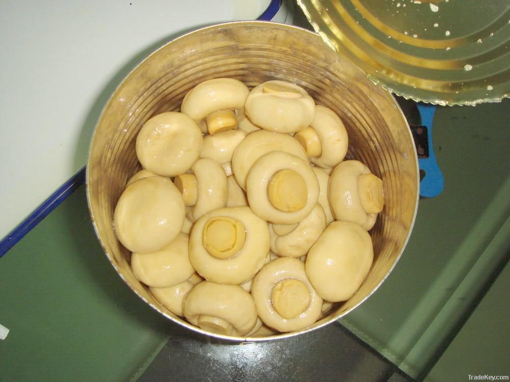 Canned whole mushroom