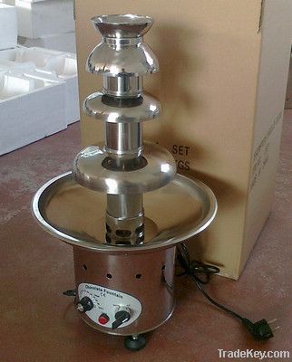 4 tiers 60cm high stainless steel chocolate fountain machine