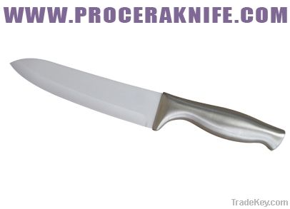 ceramic knife with stainless steel handle