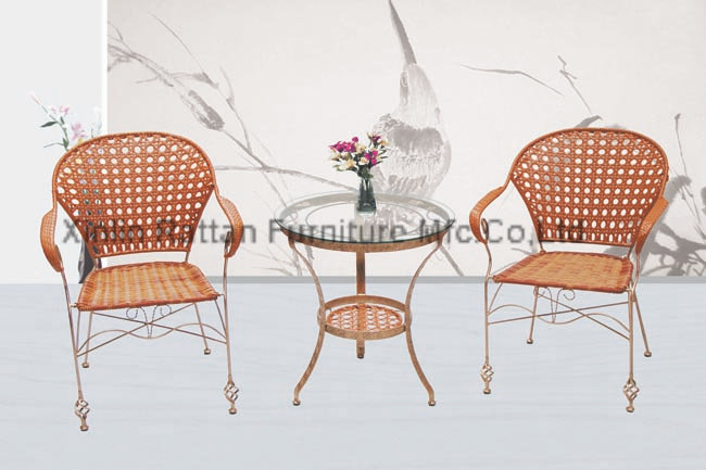 PE Rattan Table and Chairs Set