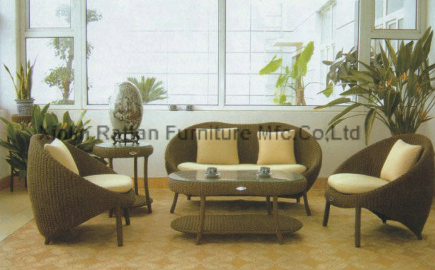 Rattan sofa set