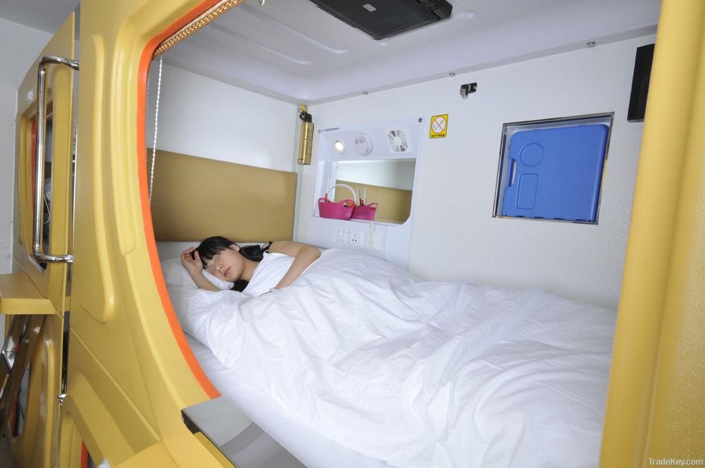 Popular capsule mini bed room sleep box for hotel equipment