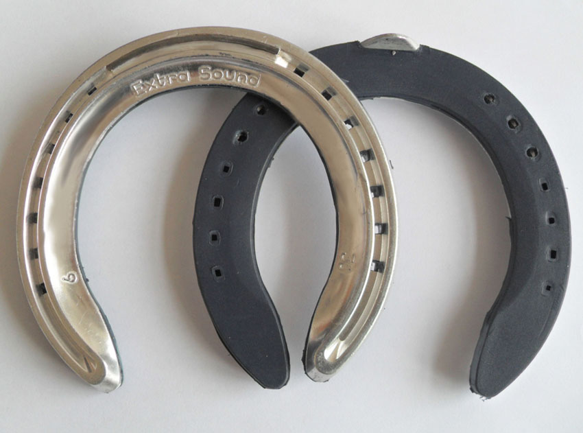 CTMA Aluminum horseshoes with rubber