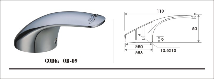 Zinc alloy faucet handles OB-09