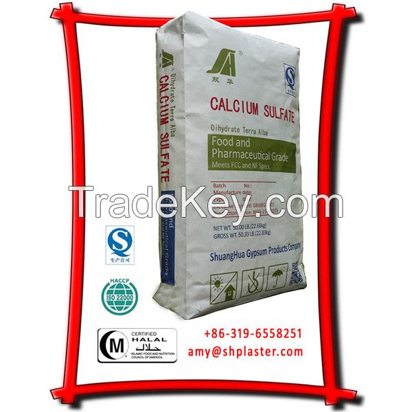 Calcium sulphate food grade