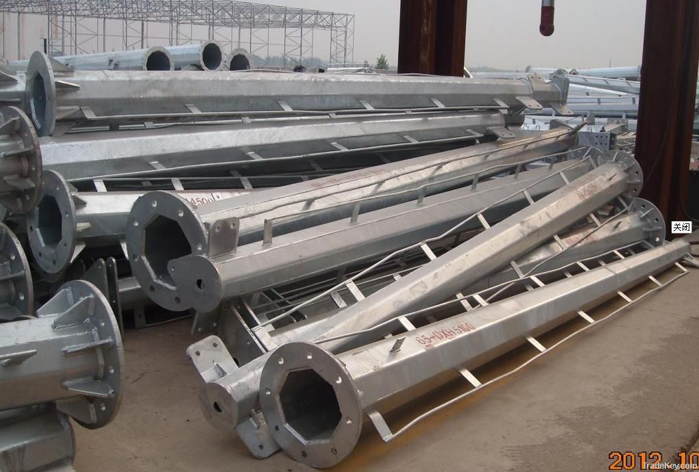 Steel transmission poles&amp;steel poles&amp;steel tower&amp;communication tower