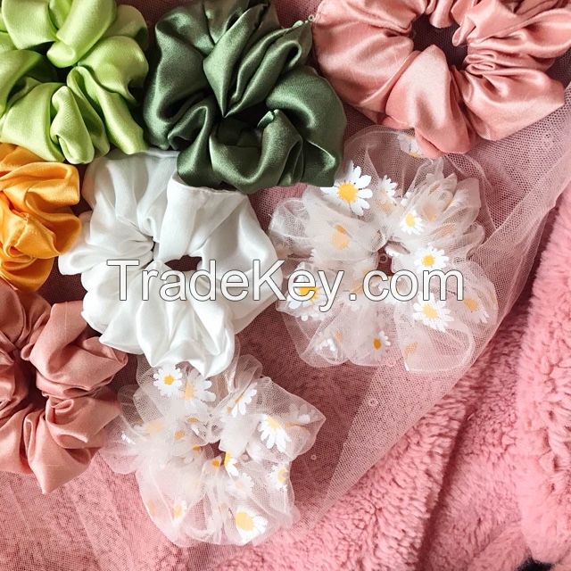 Silk Hair Scrunchies/Hair Ties