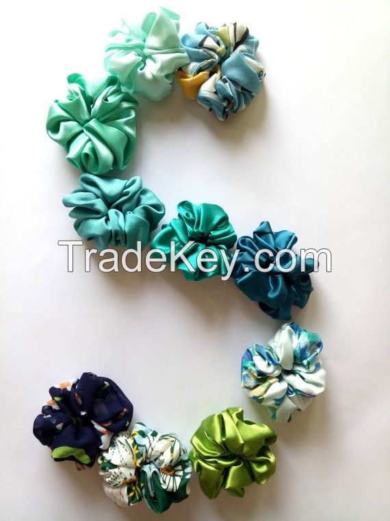 Silk Hair Scrunchies/Hair Ties