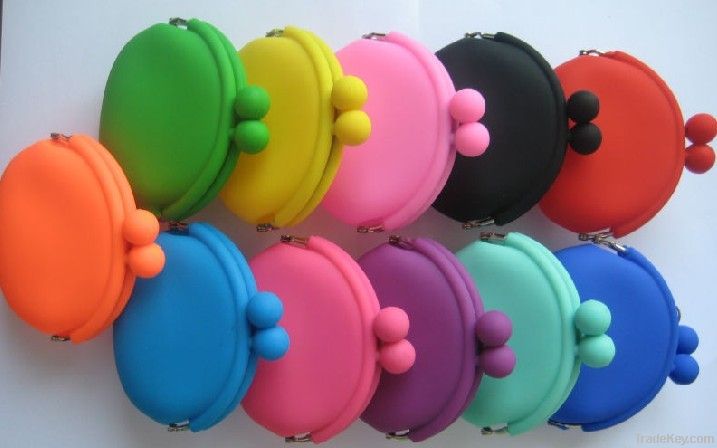 silicone rubber change purse