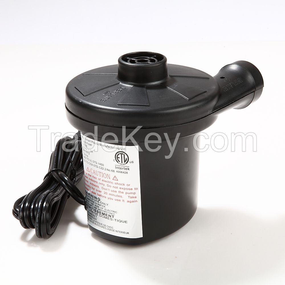 electric air pump for inflatable mattress, inflatable pool, toys