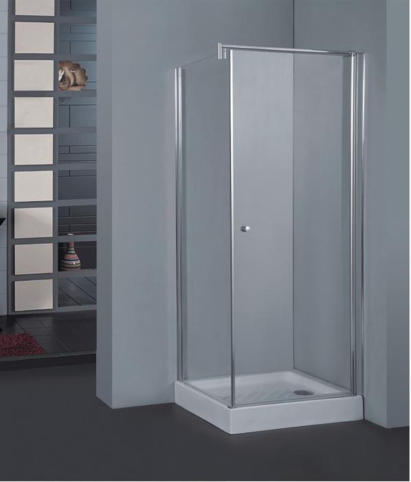 Pivot door + fixed panel