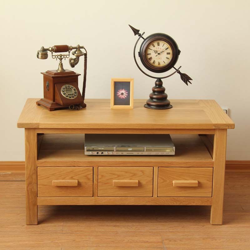 Solid Oak Coffee Table/TV Stands