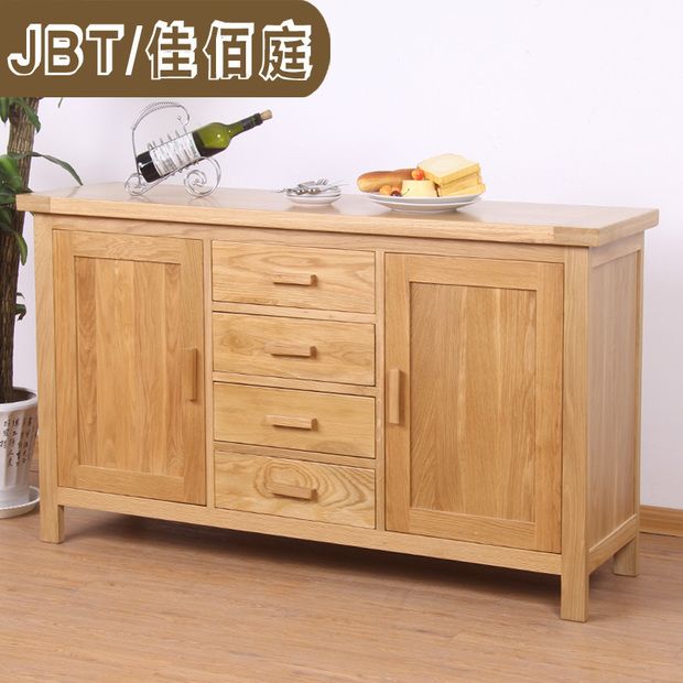 Solid Oak 4+2 Sideboard