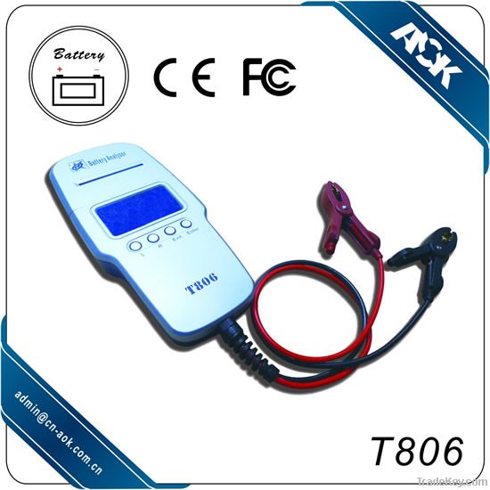 Hot sell Battery tester(printer inside) T806