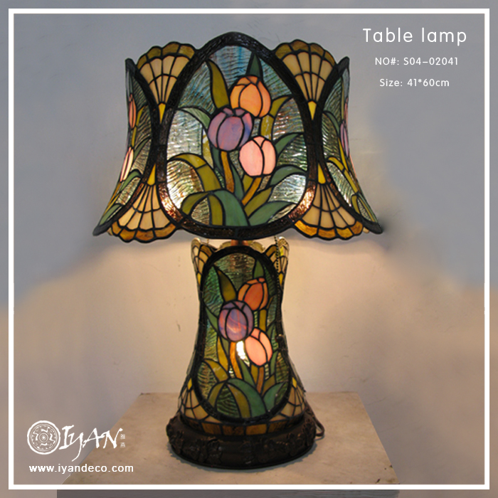 Glass Table Lamp