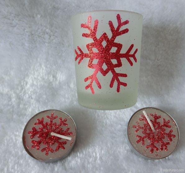 2014 new product red jar candle gift