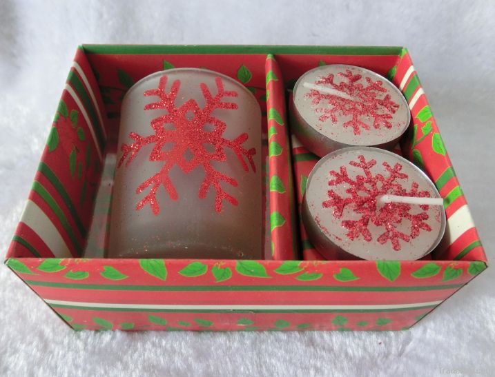 2014 new product red jar candle gift