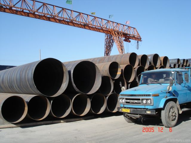 Large-diameter thin-walled ssaw spiral welded steel pipe