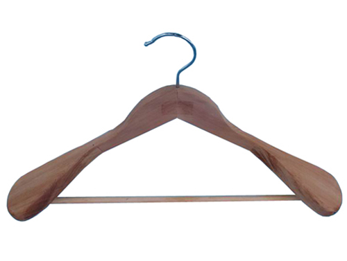 cedar coat hanger