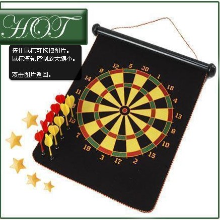 Magnetic dartboard