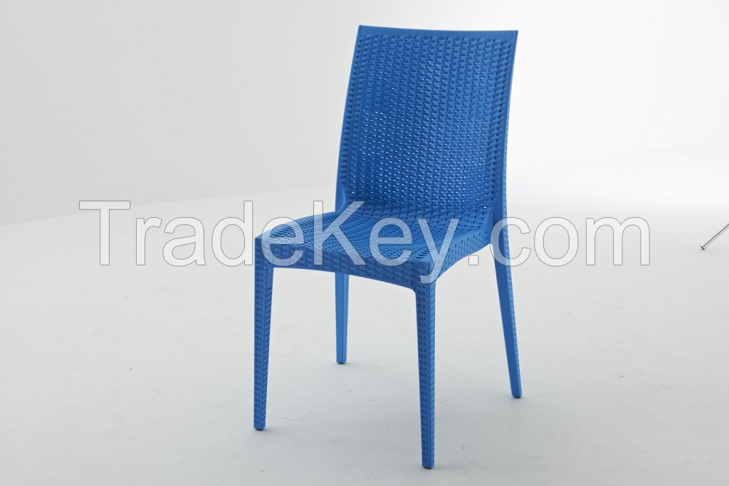 Rattan plastic chair