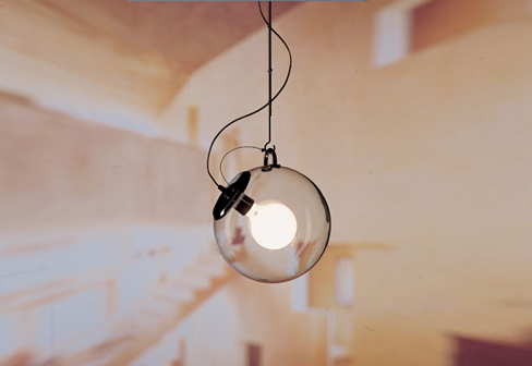 Modern pendant lamp, Artemide Miconos suspension lamp/light