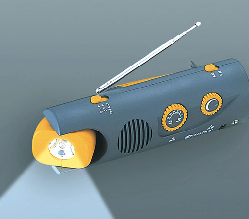 LED flashlight, LED emergency lamp, generate elctricity by hand