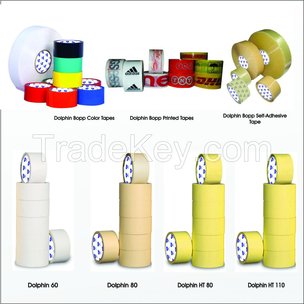 DOLPHIN BOPP ADHESIVE TAPES &amp; MASKING TAPES