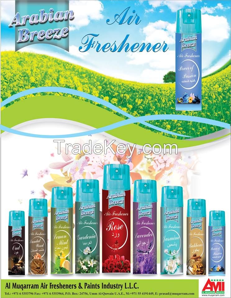 Arabian Breeze Air Freshener Aerosol Spray