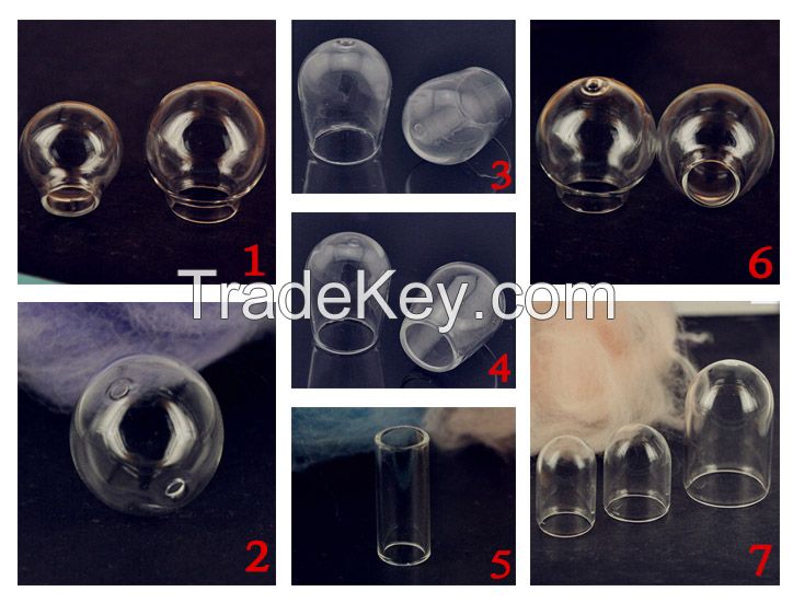 Glass Globe Bubble Vials, 