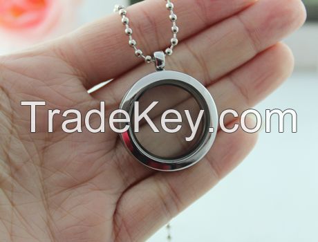 Glass Locket, Jewelry Shadow Box Pendants,