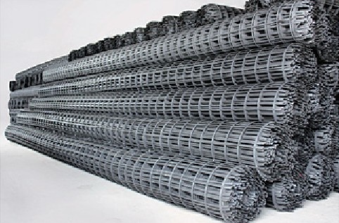 steel-plastic geiogrid