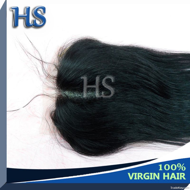 Virgin hair silk base Lace Top closure