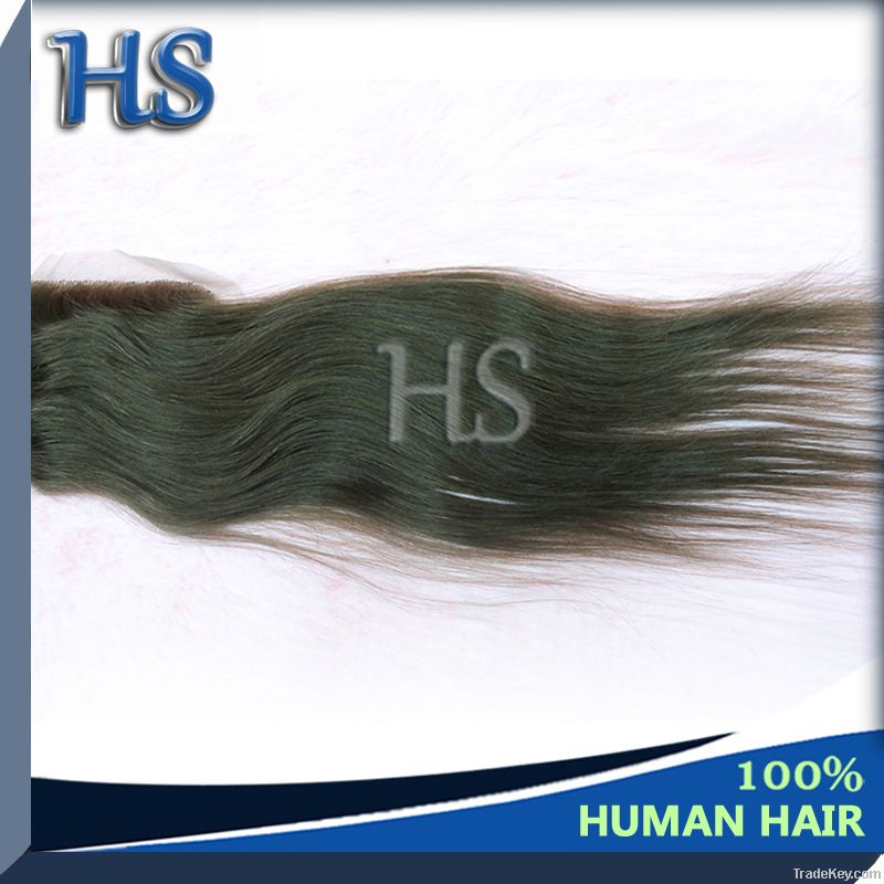 silky straight  lace closure top wigs