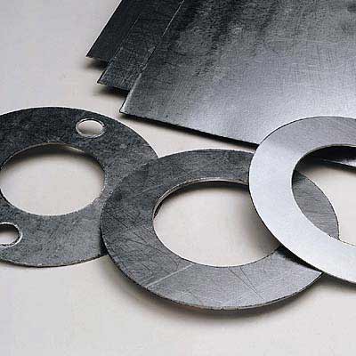 Reinforced graphite gasket