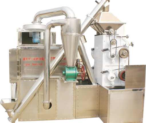 Full Automatic Feeding Chilli Grinding Machine