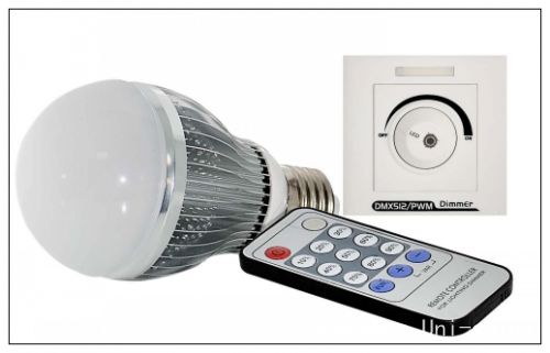 Dimmable LED Bulb, Made of Aluminum Material, 650lm Luminous Flux