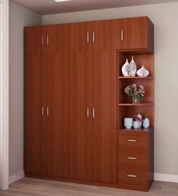 New Wooden MFC Melamine Bedroom Wardrobe