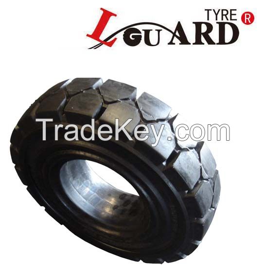 solid forklift tires with wholesale price from l-guard brand