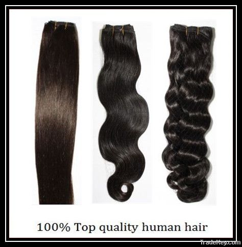 virgin human hair weft