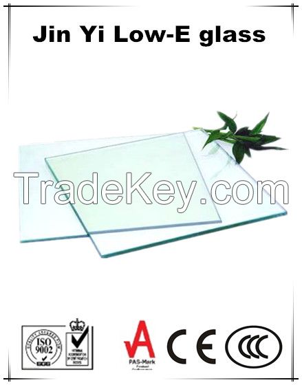 Tempered ultra clear low iron float glass with CE & ISO certificate