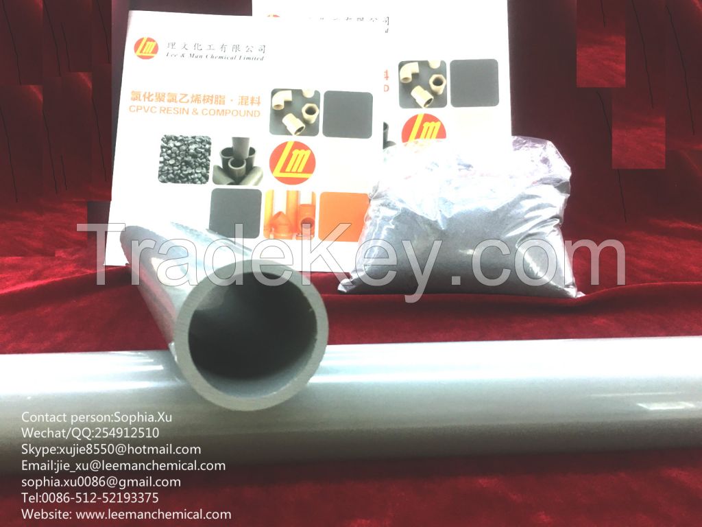 CPVC resin for pipe and fitting   (cpvc)