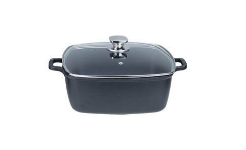 Aluminum Nonstick Cookware Square Saucepot