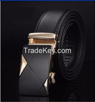 Designer Leather Strap Male Belt Automatic Buckle Belts For Men Girdle Wide Men Belt Waistband