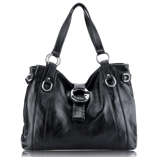 Daisi Black Roundel Tote Bag 10224